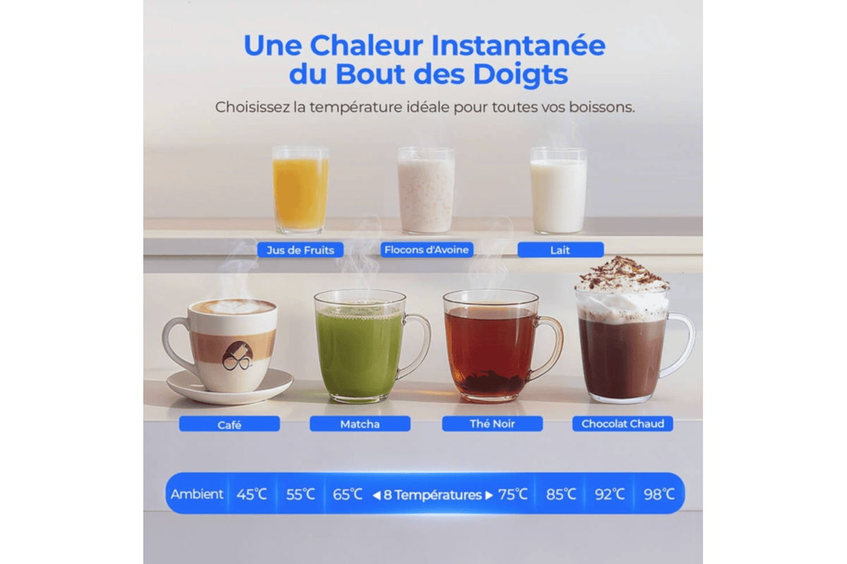 Hydrofast W100 filtration 6 étapes membrane RO 0,0001 μm UV reminéralisation eau pure équilibrée minéraux essentiels
