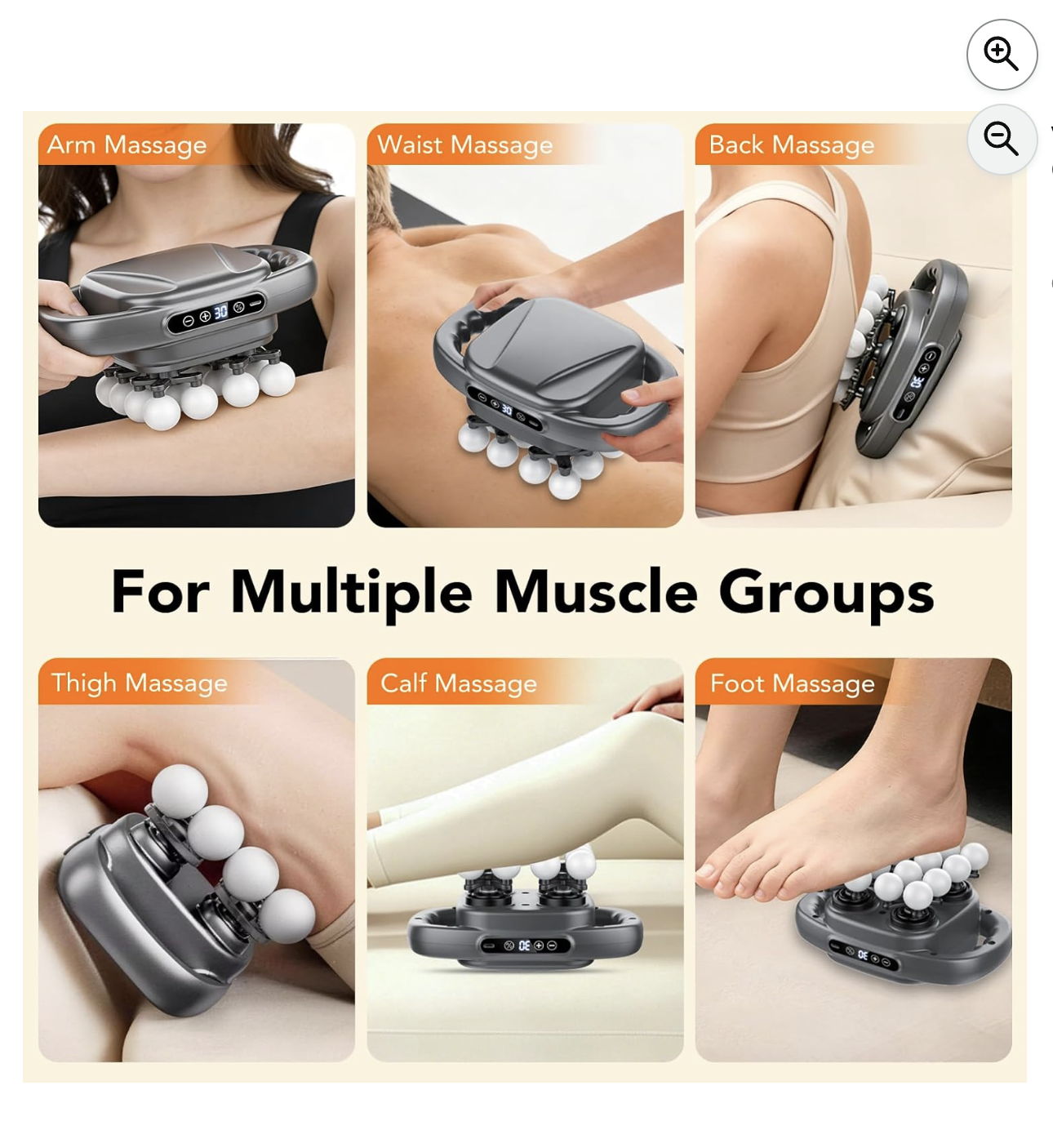 IKG Pistolet de Massage : utilisable sur tout le corps