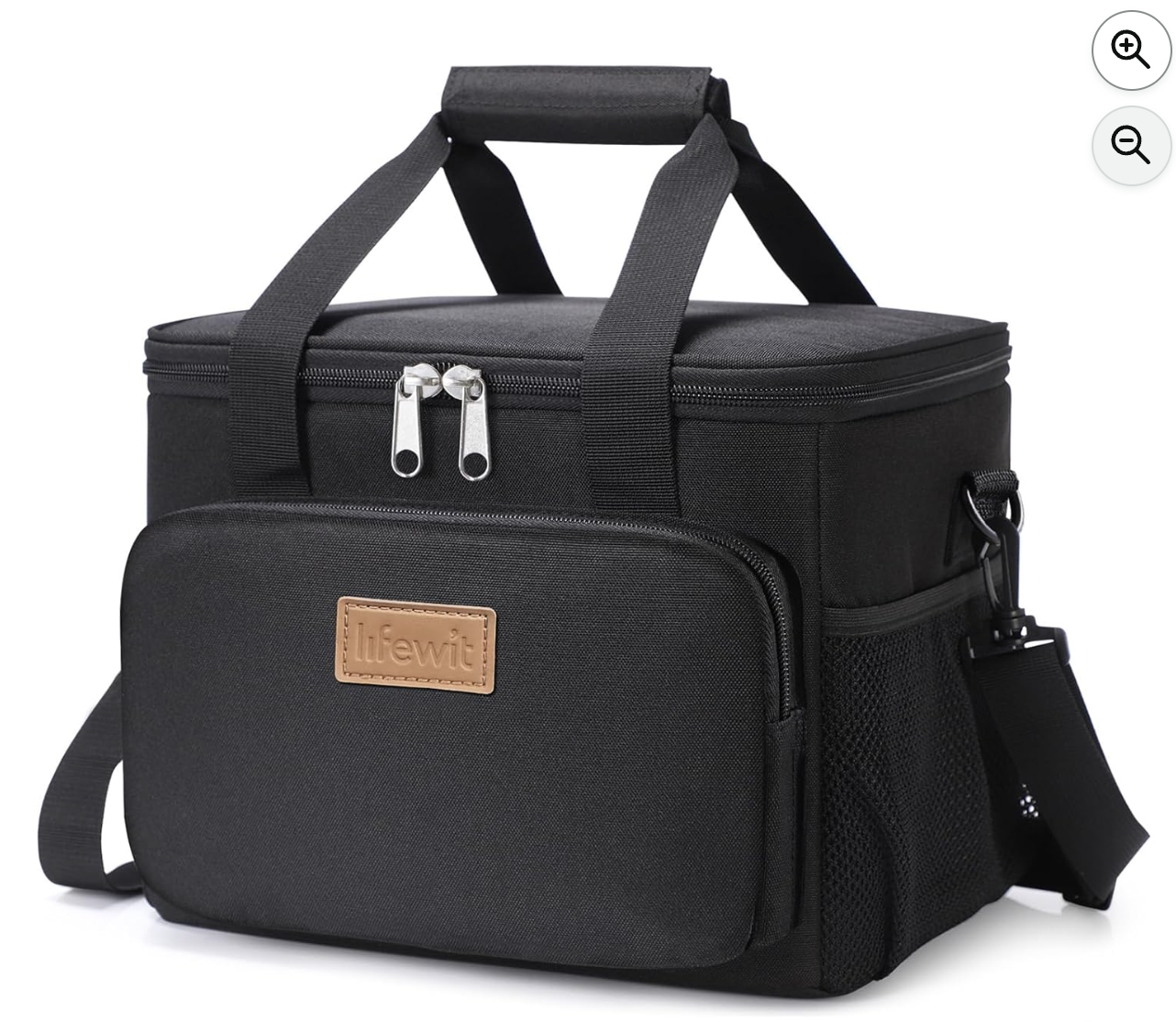 Lifewit Sac Isotherme Repas 9L Noir lunch box en promo Amazon