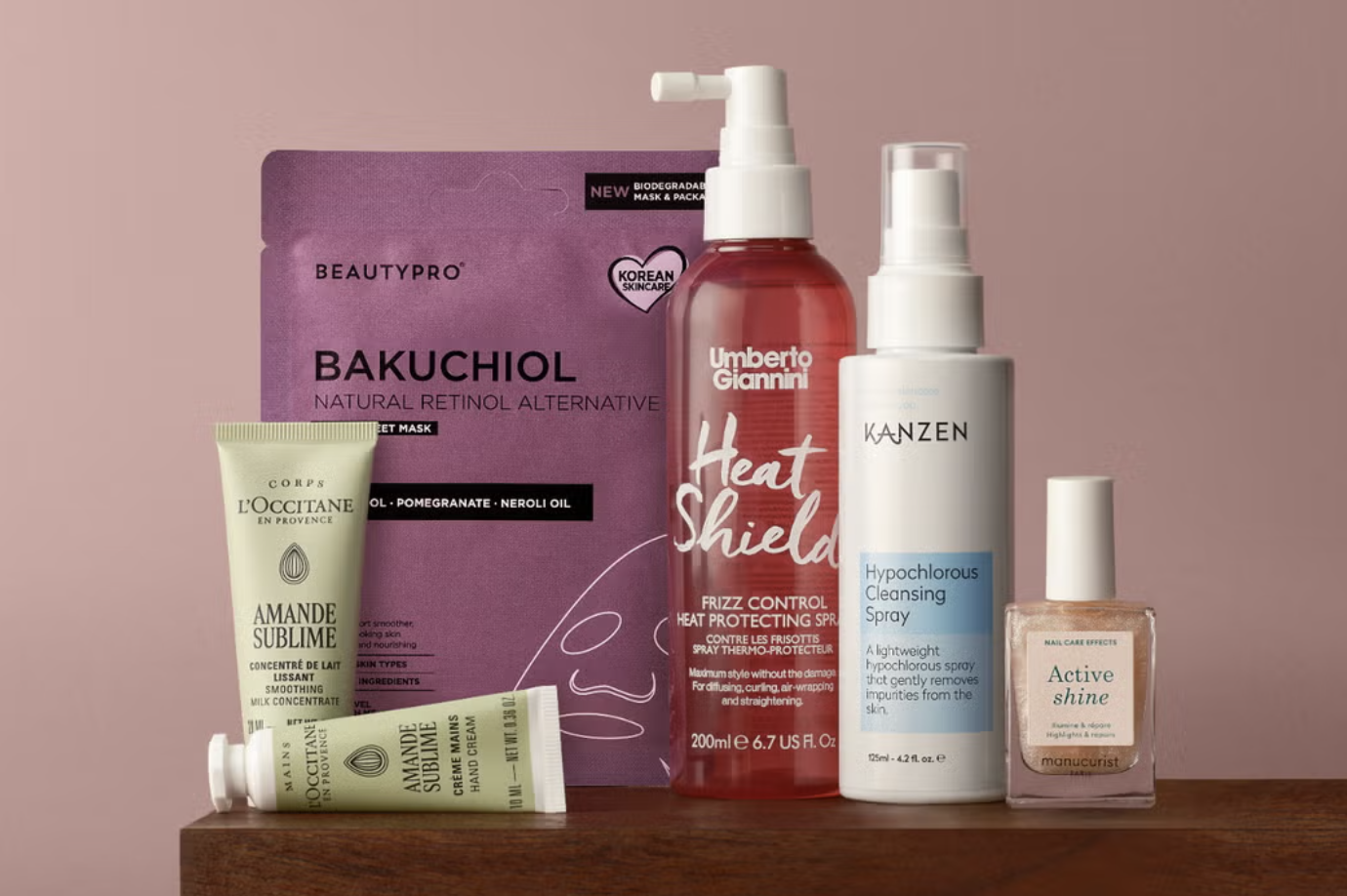 Lookfantastic Beauty Box avril 2026 L'Occitane Umberto Giannini Kanzen BeautyPro