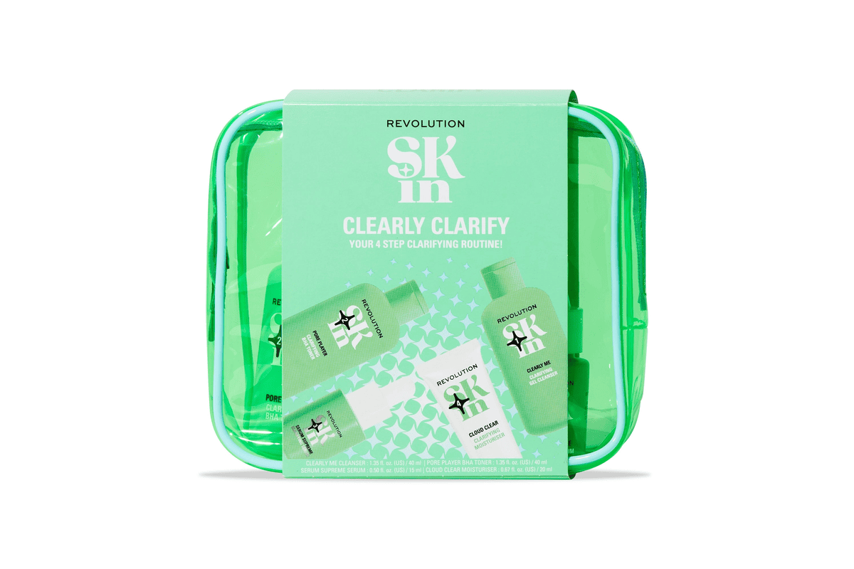Revolution Skin Clearly Clarify Starter Kit routine anti-imperfections boutons comédons pores acide salicylique