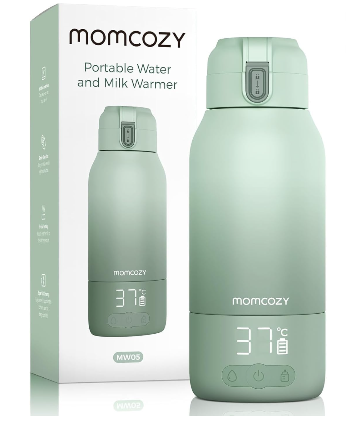 Momcozy Chauffe-biberon portable nomade 500ml vert numéro 1 des ventes Amazon