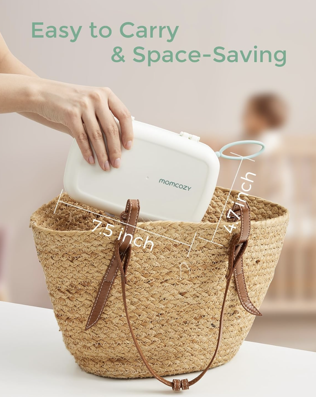 Momcozy : facile à ranger, tient dans un petit sac