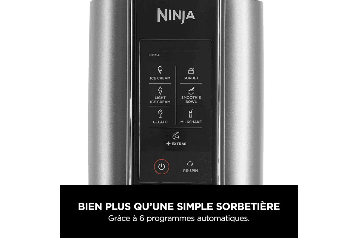 Ninja Creami NC302EU machine à crème glacée et desserts glacés en promo Amazon