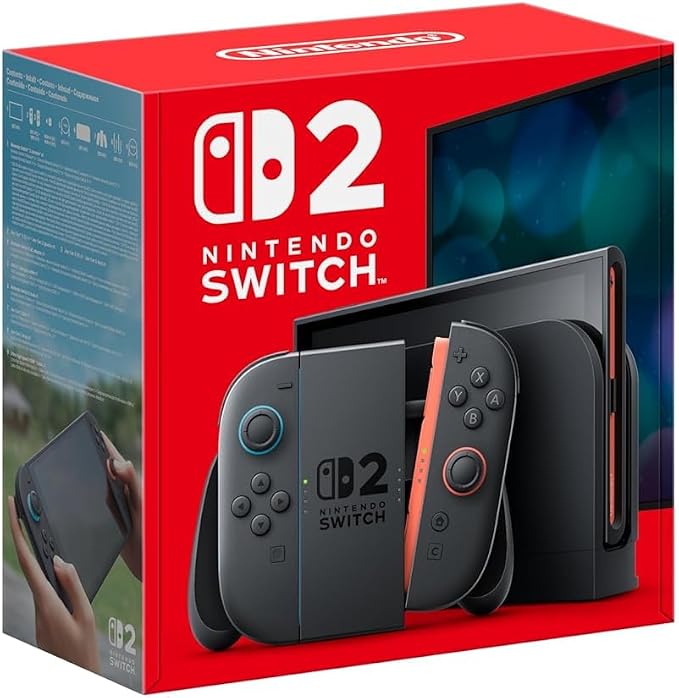Console Nintendo Switch 2 avec Joy-Con 2 et station d'accueil