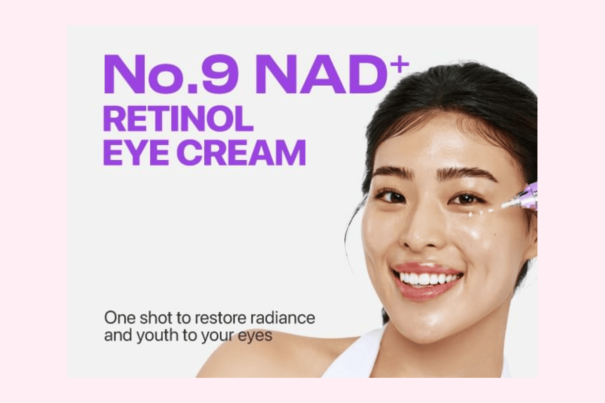 numbuzin No.9 NAD plus Retinol Volumetox Eye Cream 10 ml crème yeux anti-âge K-beauty coréenne YesStyle 10,20 euros au lieu de 17 euros