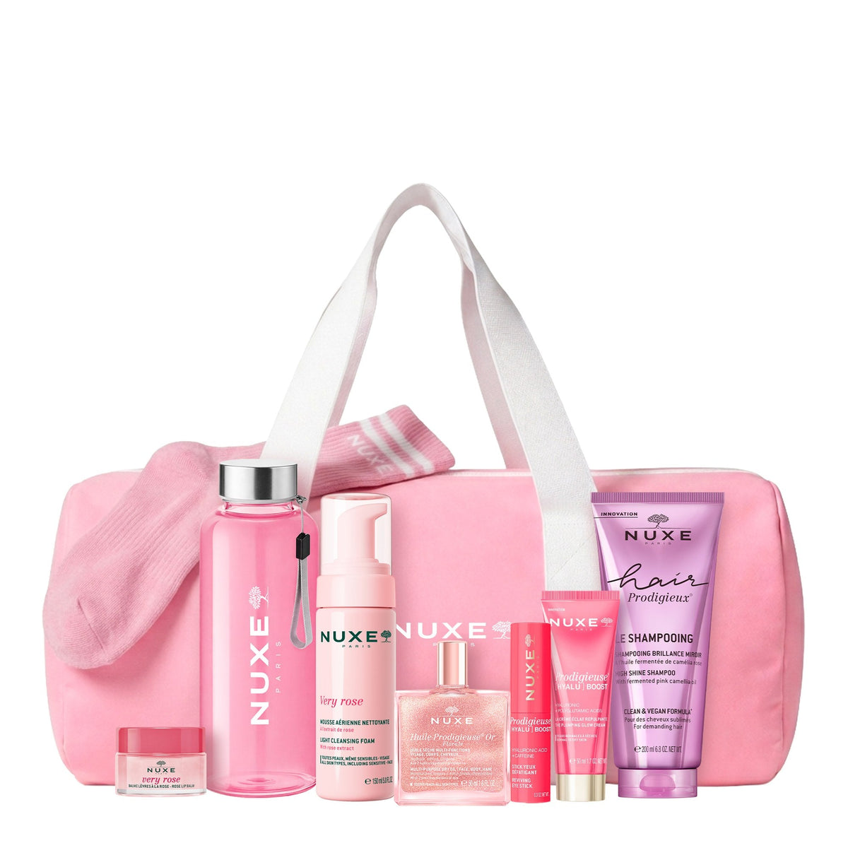 Coffret Nuxe Rituel Glow Post-Workout avec soins et accessoires