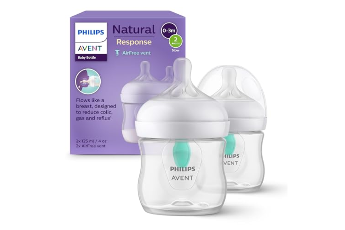 AVENT Philips Avent, Biberons à Réponse Naturelle de 125 ml avec valve