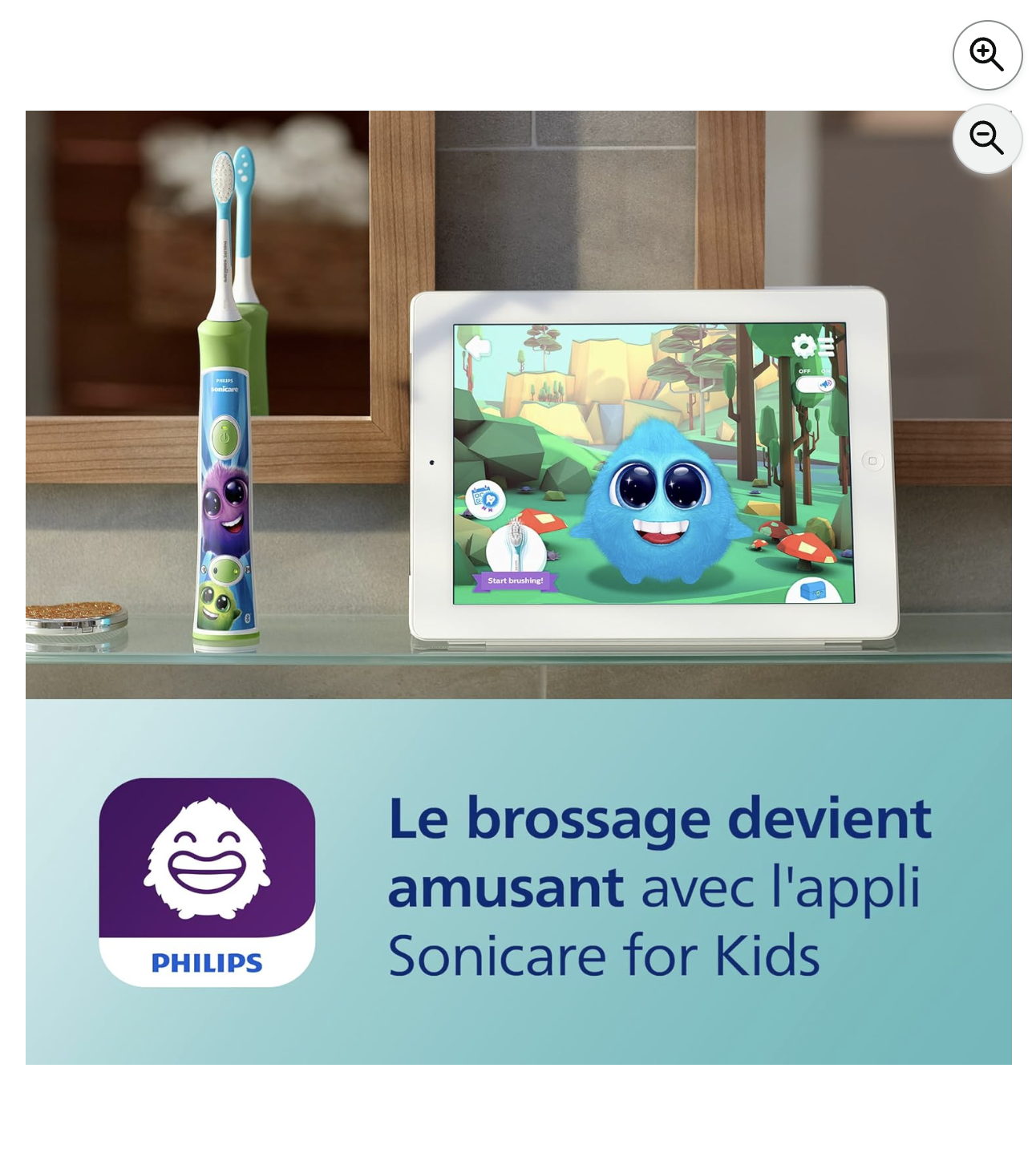 Philips Sonicare Kids : l'appli rend le brossage amusant