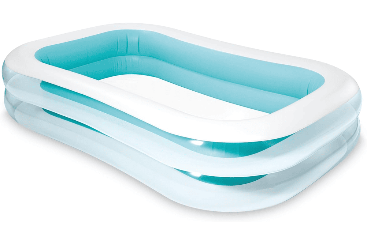 Piscinette Intex Family 56483NP rectangulaire coloris aléatoire balcon petite terrasse pataugeoire enfants