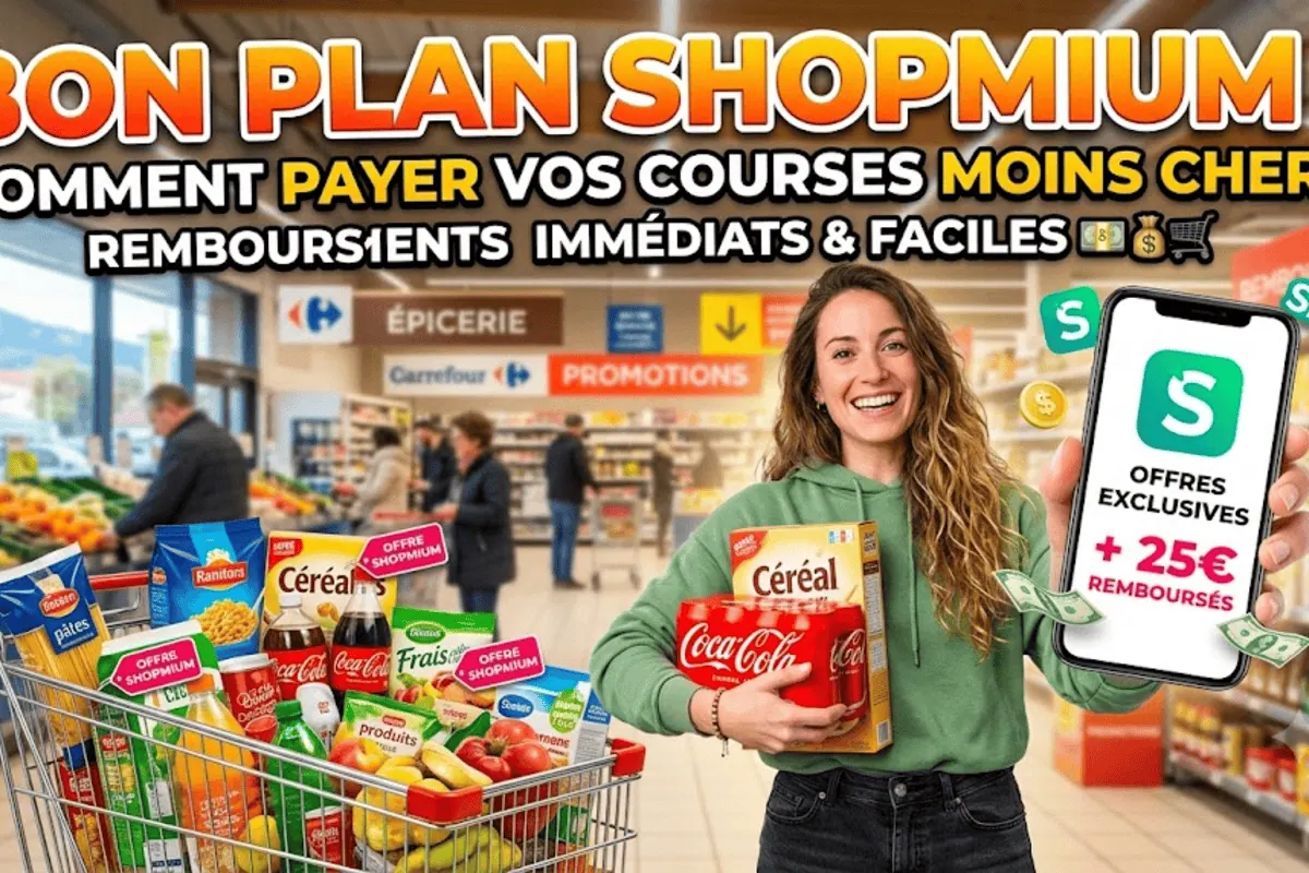 Application Shopmium et offres de remboursement sur les courses