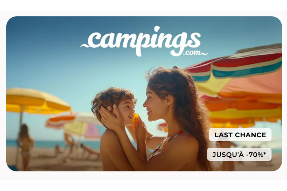 Campings.com vacances été 2026 Showroom Privé -70% Last Chance