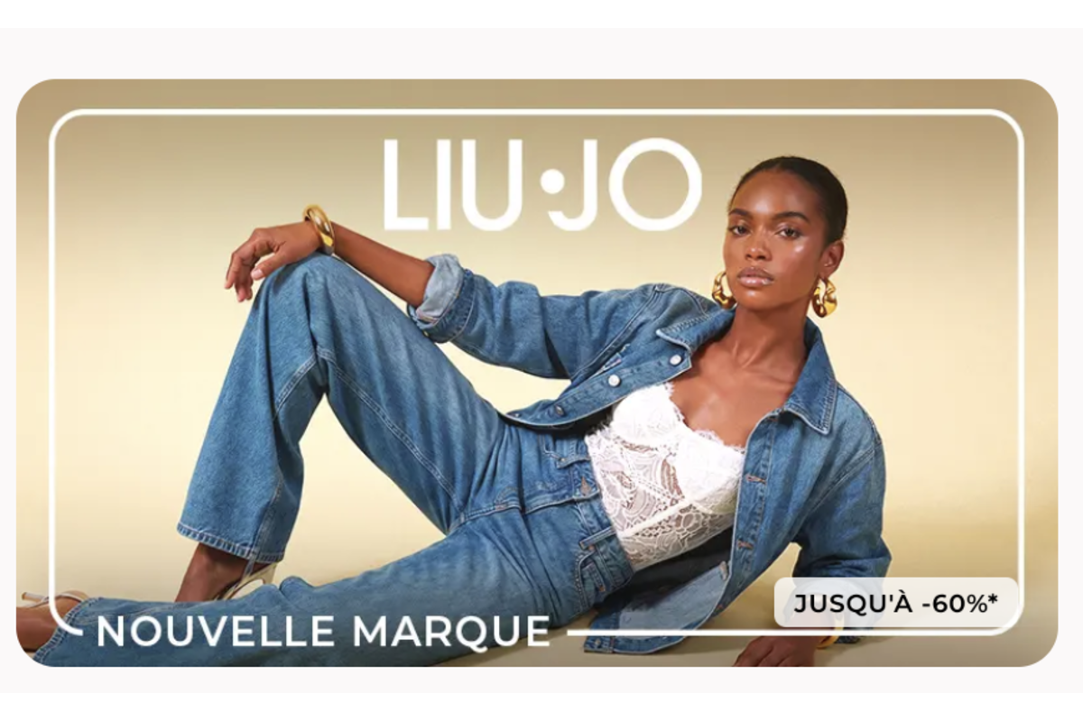 Liu Jo jeans denim nouvelle marque Showroom Privé -60%