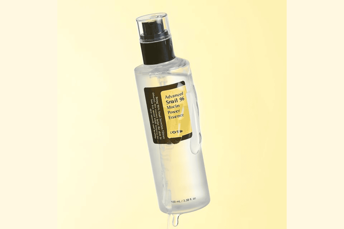 COSRX Advanced Snail 96 Mucin Power Essence 100 ml flacon transparent essence bave d'escargot K-Beauty best-seller mondial YesStyle 24 € au lieu de 30 €