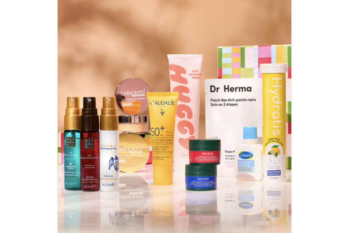 Box Blissim Sunny Mood mai 2026 6 produits beauté Caudalie Rituals Hydratis Weleda Huggy Bellapierre