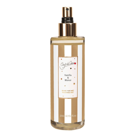 Flacon de brume parfumée Coup de Cœur Parfum Vanilla et Monoï 200 ml