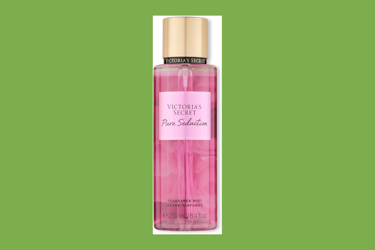 Victoria's Secret Pure Seduction brume corps 250ml cassis pétillant pêche juteuse framboise notes vertes fraîcheur immédiate journées chaudes sport énergie