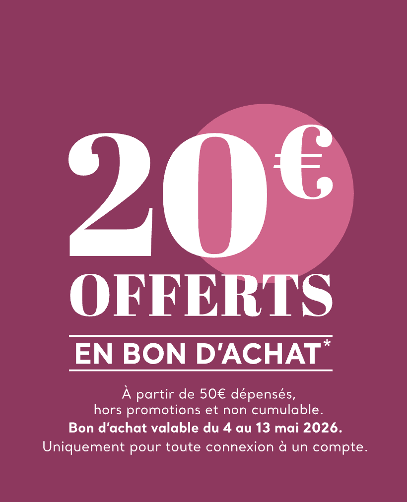 Cache Cache 20 euros offerts en bon d'achat dès 50 euros dépensés avril 2026