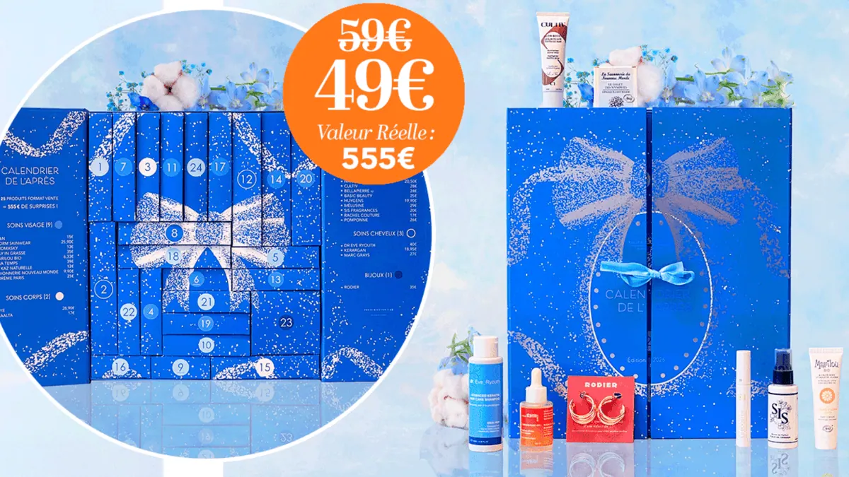 Calendrier de l'Après Prescription Lab édition limitée 25 produits beauté valeur 555€ pour 49€ Fête des Mères mai 2026