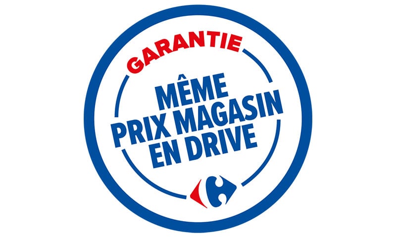 Garantie Carrefour même prix magasin en Drive