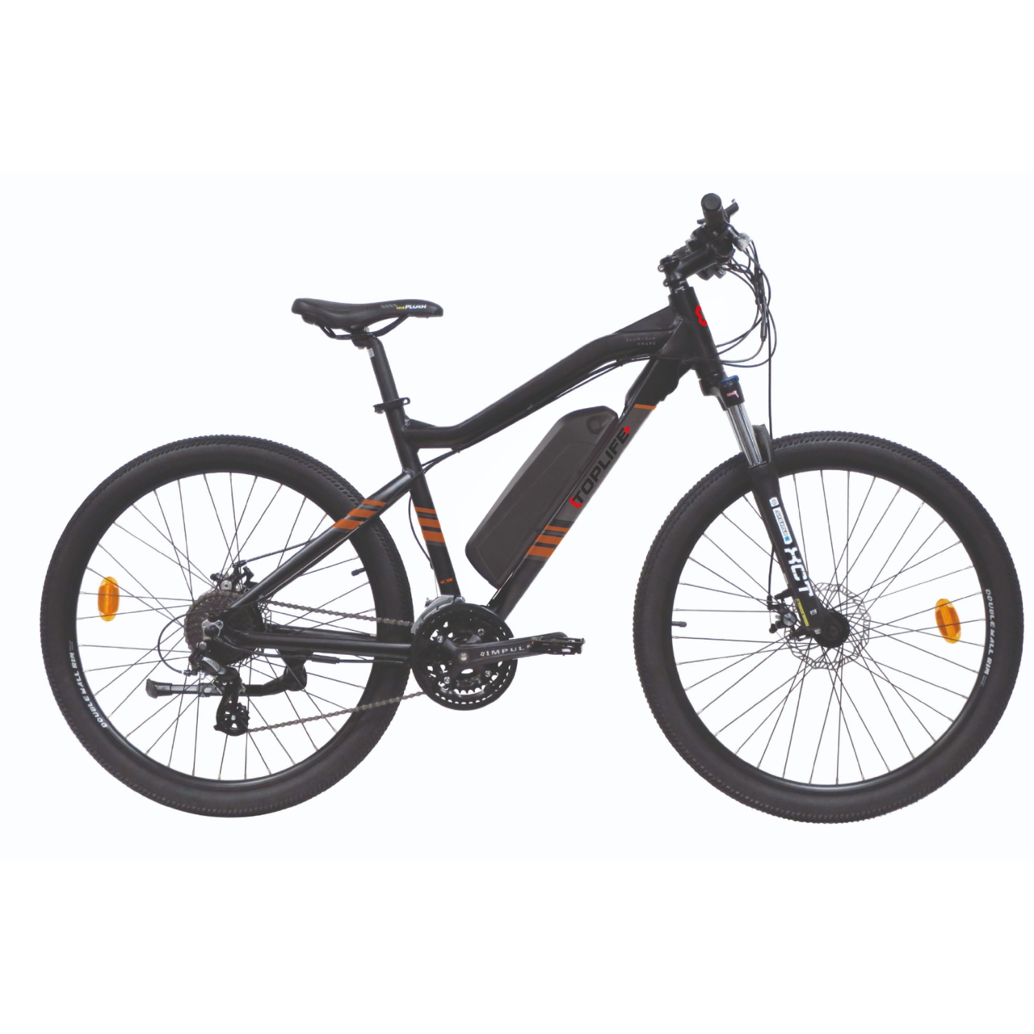 Vélo électrique tout-terrain Toplife Top Urban Trail E-200 noir
