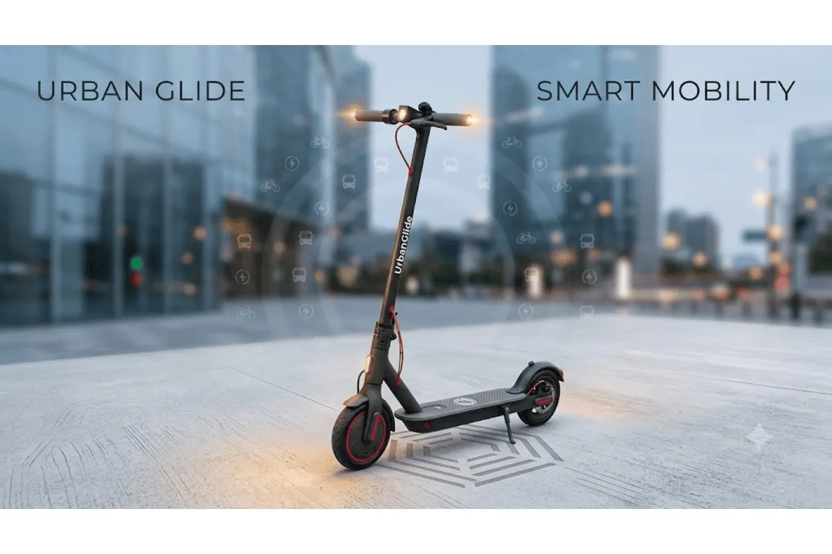 Trottinette électrique URBANGLIDE Ride 100 Eco 350 W autonomie 20 km feu avant clignotants 129,35 € Carrefour