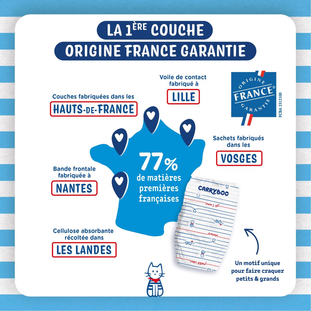 Caractéristiques des couches Carryboo taille 4
