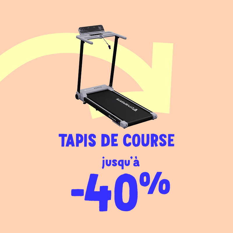 Tapis de course jusqu'à -40% sur Cdiscount