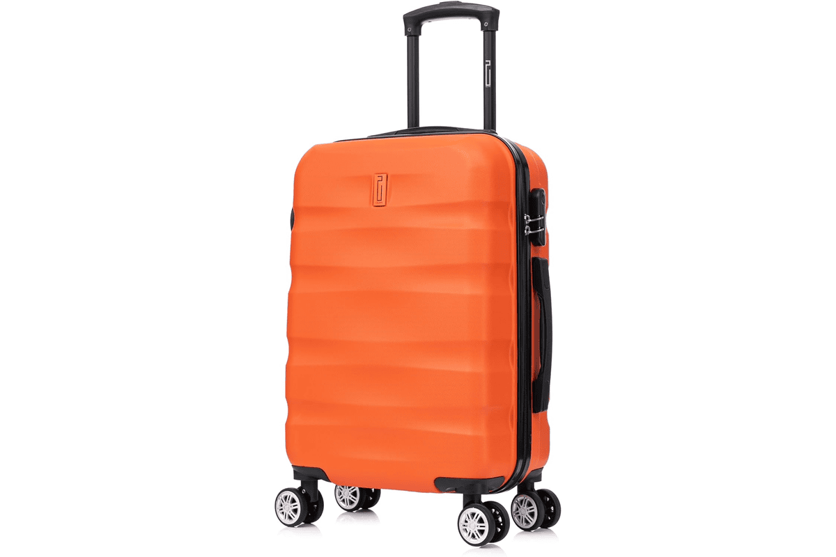 Celims valise cabine 55x35x25 ABS rigide orange 38,99 € Amazon