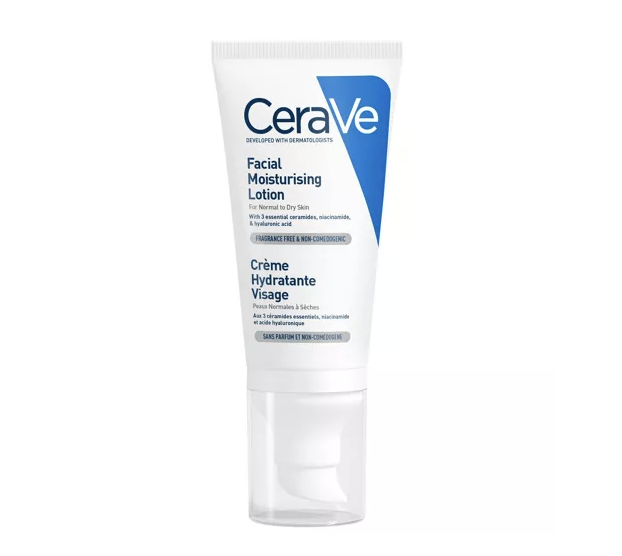 CeraVe Crème Hydratante Visage SPF50 avec 3 céramides essentiels