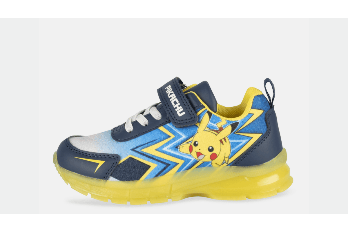 Baskets Pokemon Pikachu garçon lumineuses bleues jaunes Chaussea 20,99 €