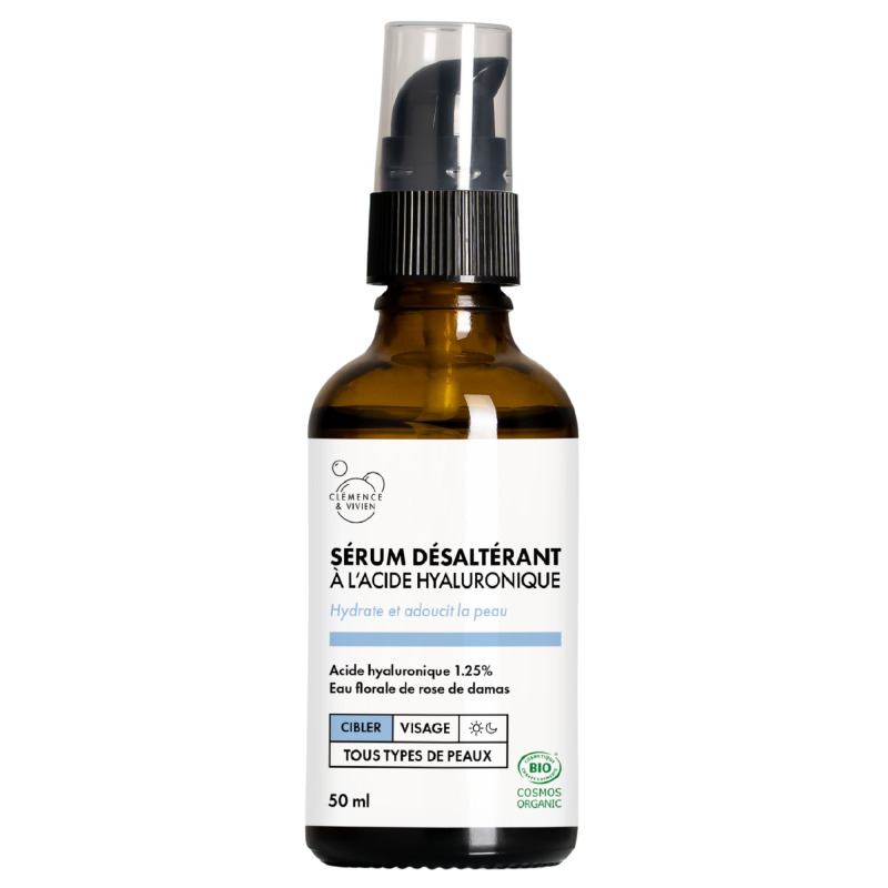 Sérum désaltérant à l’acide hyaluronique Clémence et Vivien 50 ml à 7,60 euros