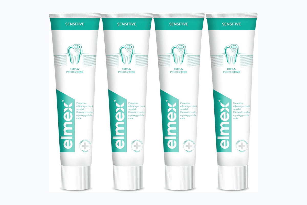 Elmex Sensitive Original 4×75 ml protection émail