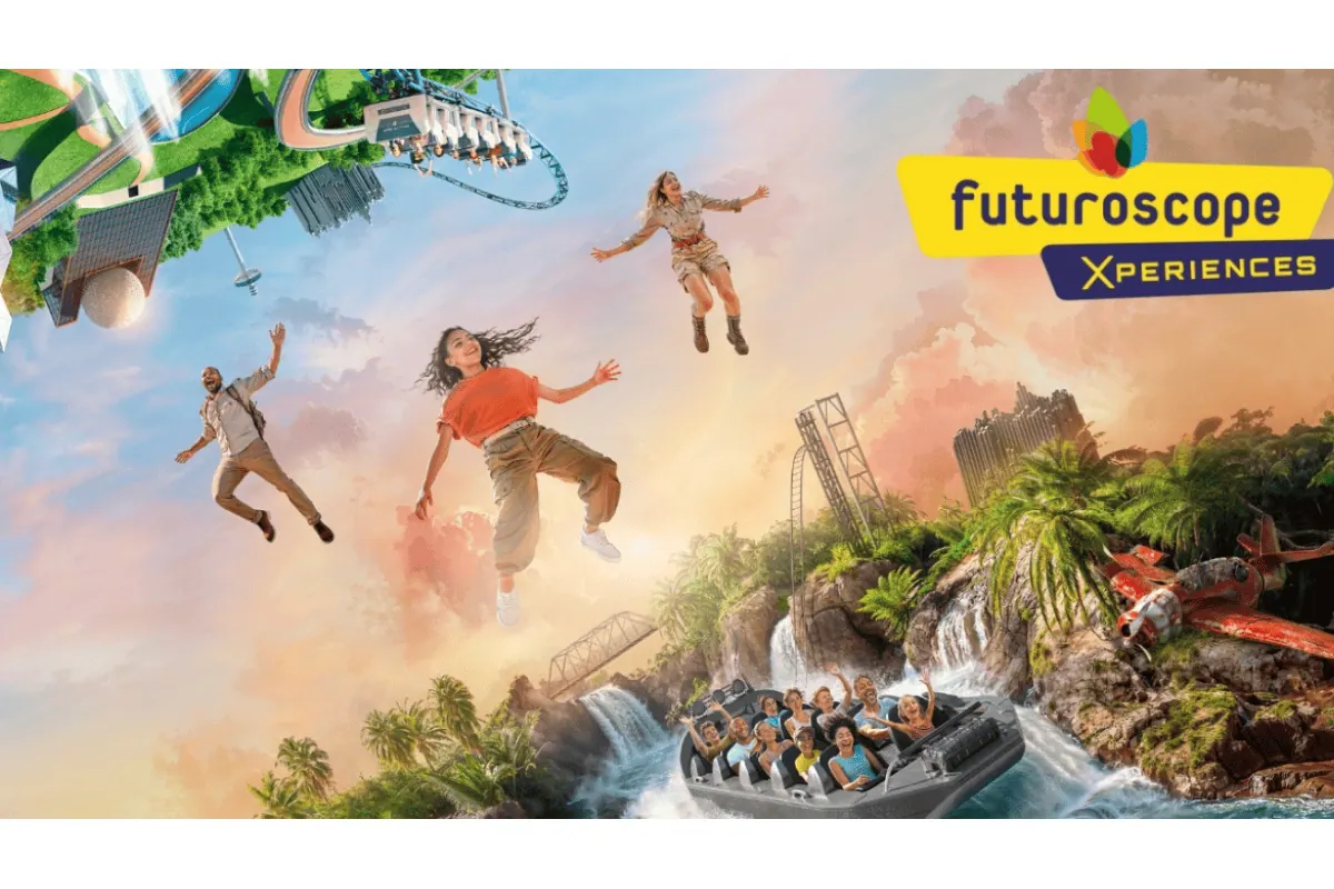 Concours Ça M'intéresse x Futuroscope Xperiences 5 lots de 4 entrées valeur unitaire 236 euros à gagner personnages en lévitation Mission Bermudes bateau rapides Objectif Mars roller coaster végétation tropicale jusqu'au 29 juillet 2026