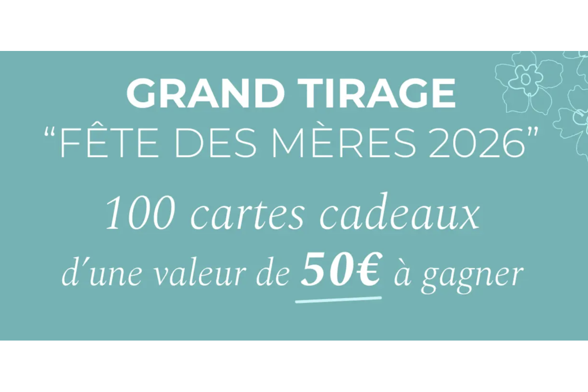 Concours Françoise Saget Fête des Mères 2026 100 cartes cadeaux 50 euros linge de maison décoration