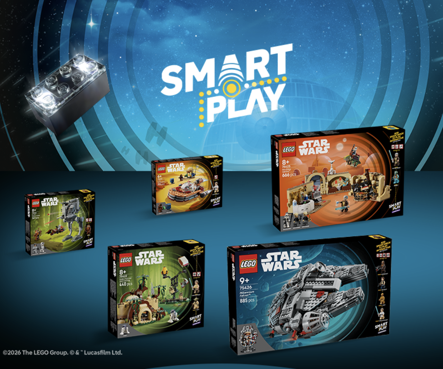 Coffrets LEGO Star Wars SMART Play avec la brique connectee SmartPlay