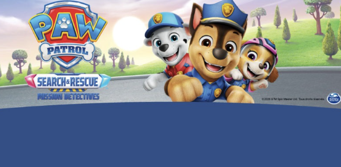 La Pat' Patrouille Search and Rescue Mission Detectives avec Chase et Tracker