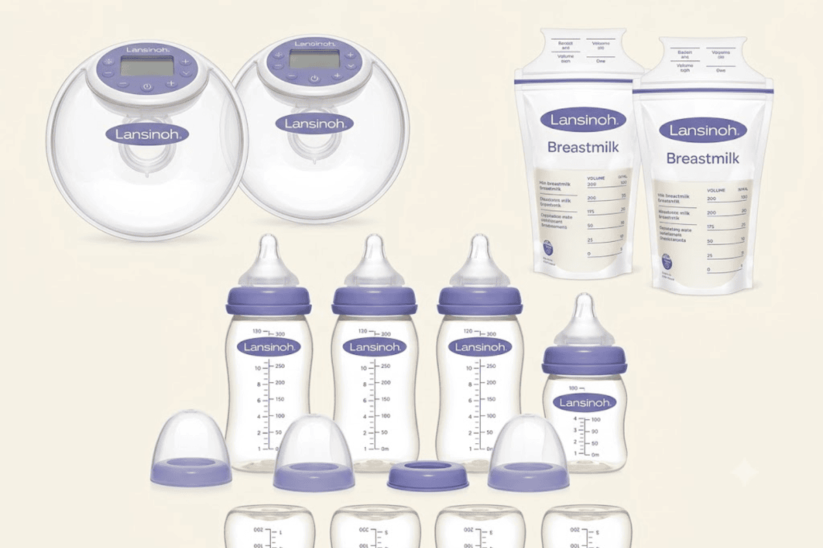 Concours Lansinoh 2026 tire-laits électriques biberons sachets Breastmilk pack maternité retour travail essentiels allaitement