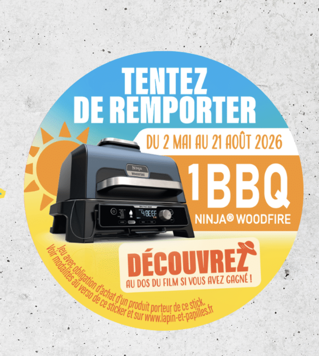 Concours LOEUL & PIRIOT été 2026 barbecue fumoir Ninja Woodfire Pro Connect XL à gagner