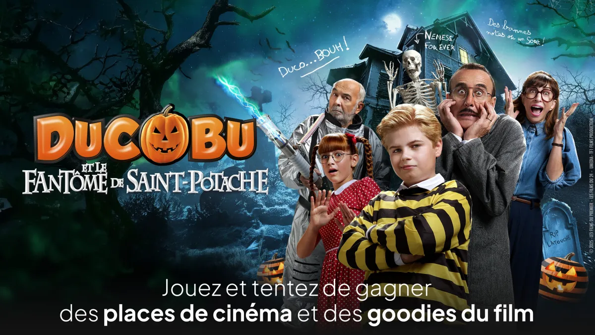 Concours M6 Ducobu et le fantôme de Saint-Potache avec places de cinéma et goodies à gagner