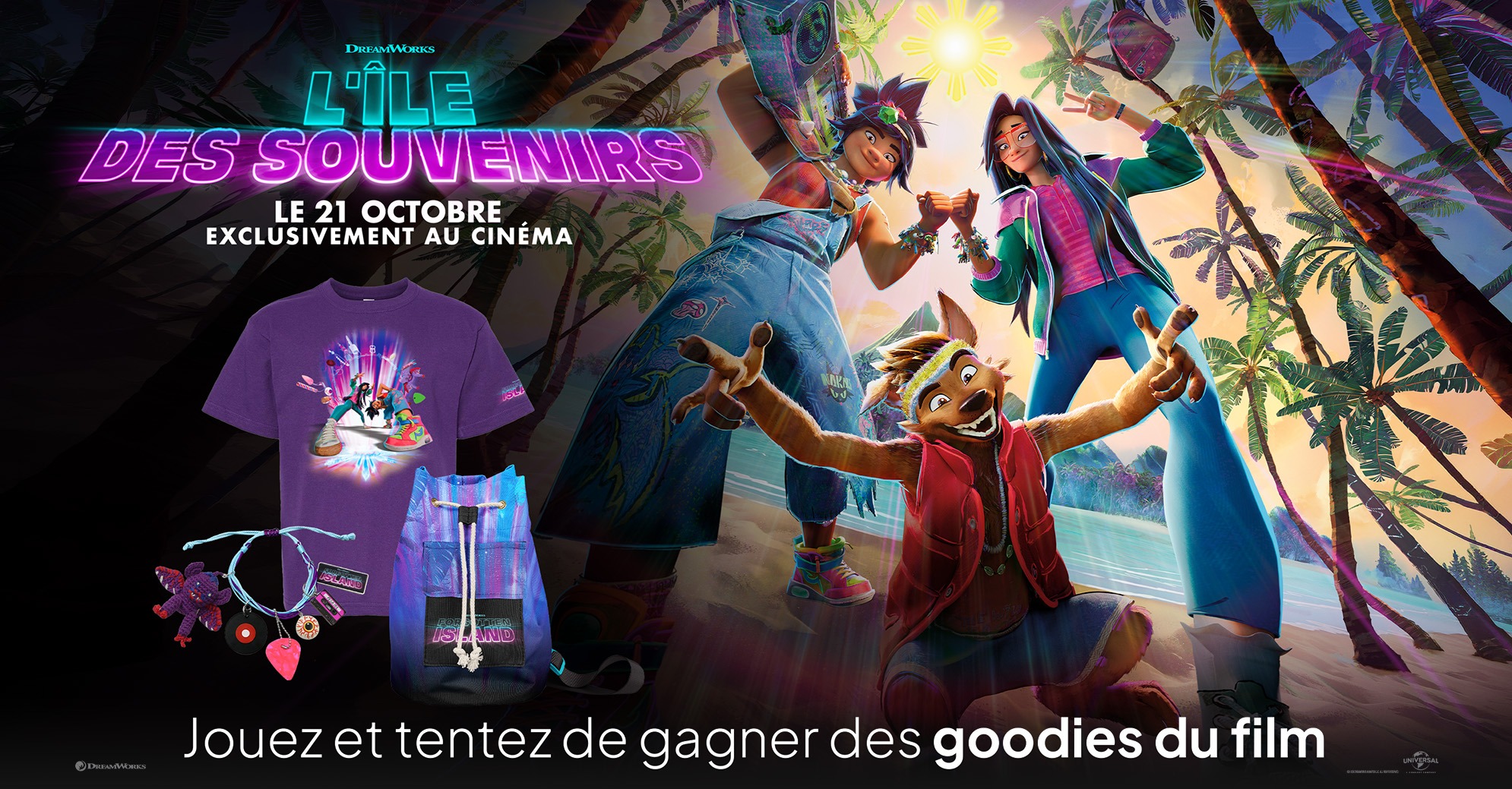 Concours M6 Plus avec des goodies du film L’Île des souvenirs à gagner