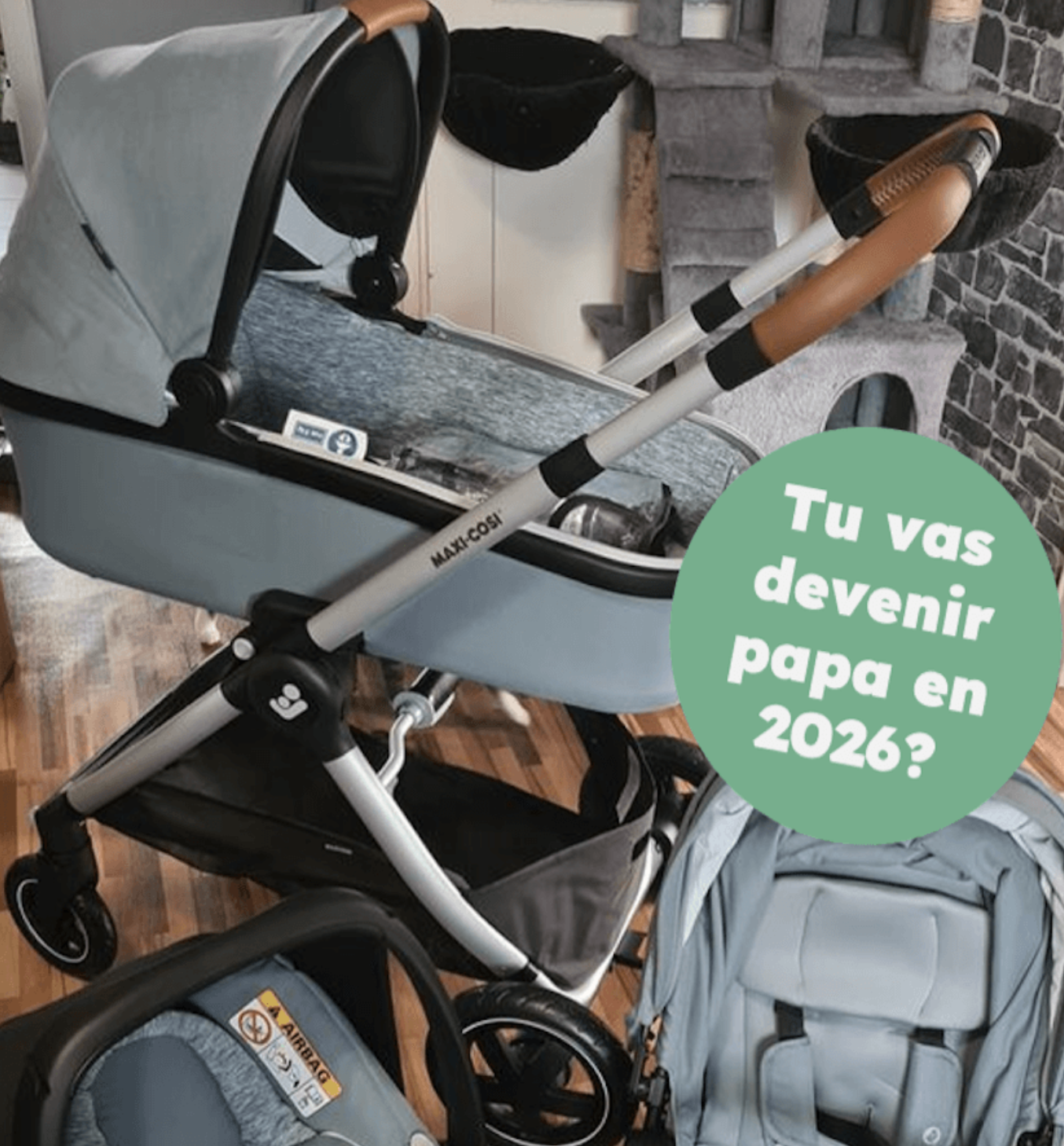 Concours miBaby poussette Maxi-Cosi gris à gagner jusqu'à 1000 euros