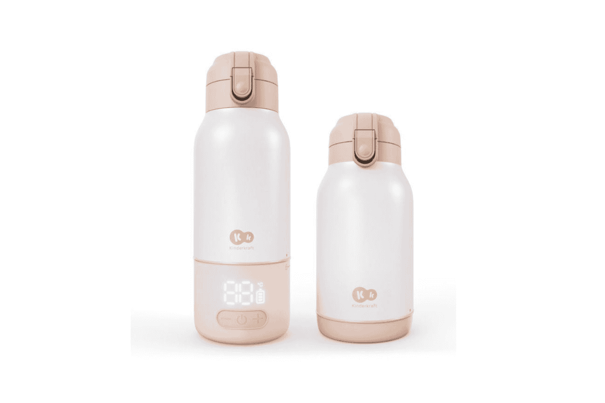 Test gratuit Consobaby Kinderkraft GAJA chauffe-biberon mobile thermos 500ml 2-en-1 37°C 120 secondes 5 températures écran LCD 64,99€ tirage 15 juin 2026