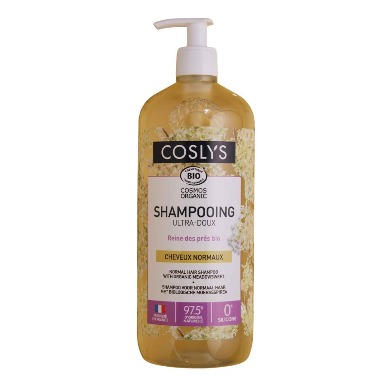 Shampooing Coslys Ultra-Doux cheveux normaux format 1 litre à 10,16 euros