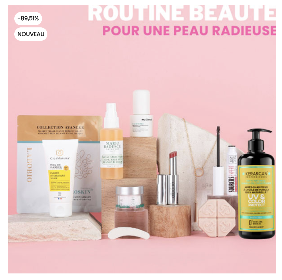 Cosmopolitan Box Peau Zéro Défaut 10 produits édition limitée