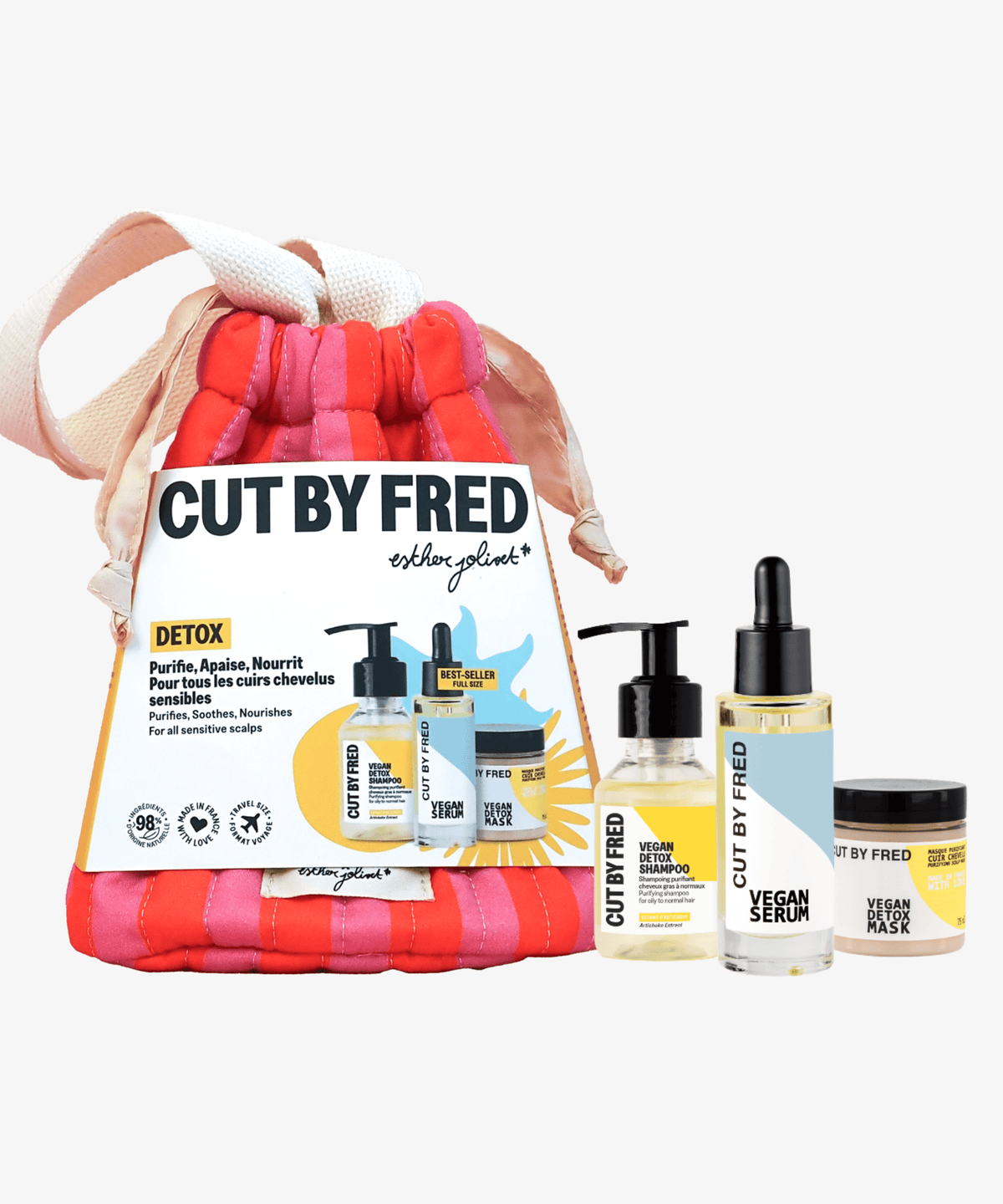 Pochon Détox CUT BY FRED pour purifier et apaiser le cuir chevelu
