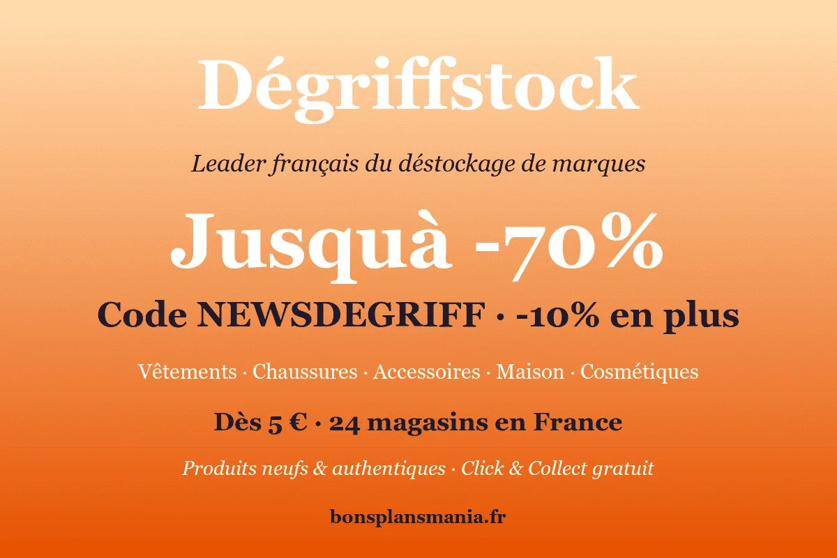 Vêtements chaussures et accessoires de marques proposés à prix dégriffés