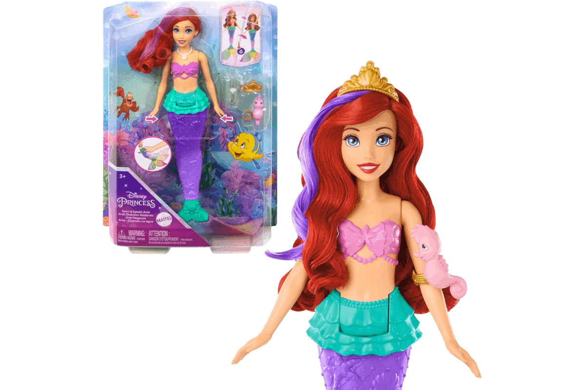 Disney Princess Ariel La Petite Sirène poupée nageuse 14,25 € Amazon