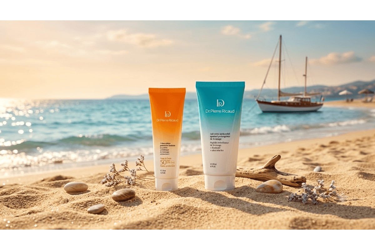 Dr Pierre Ricaud Duo solaire SPF50 + après-soleil visage corps 35 € Summer Days 2026