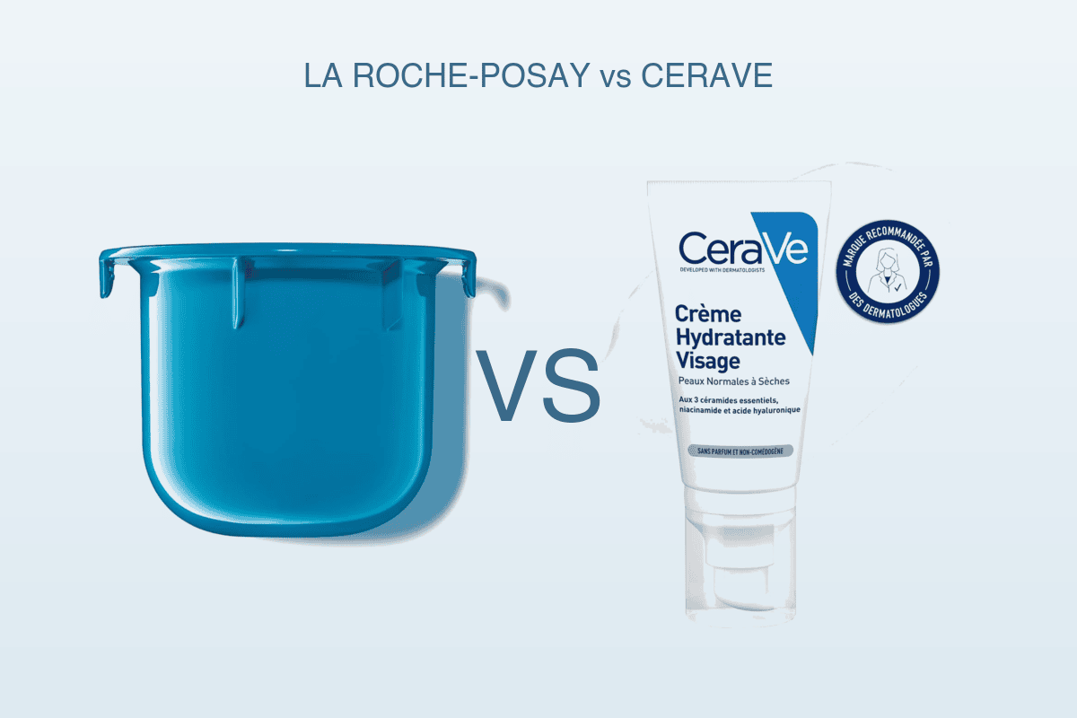 Duel La Roche-Posay Hyalu B5 Crème vs CeraVe Crème Hydratante Visage 2026